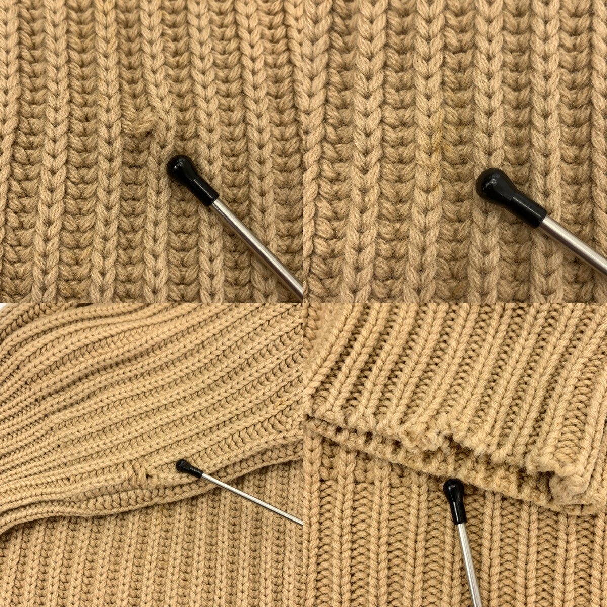 Cristaseya / Cristaseya | 100% 幼駝絨 / 幼駝絨針織毛衣 | M | 淺棕色 | 男款