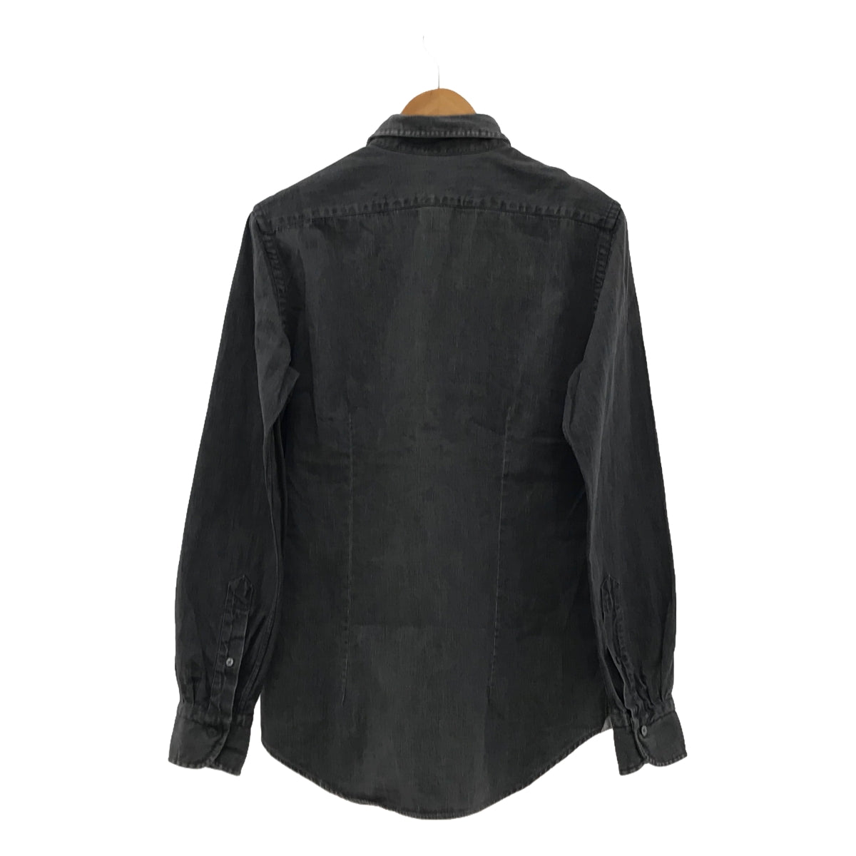 Bagutta | Black Denim Shirt | 39 (15 1/2) | Men's