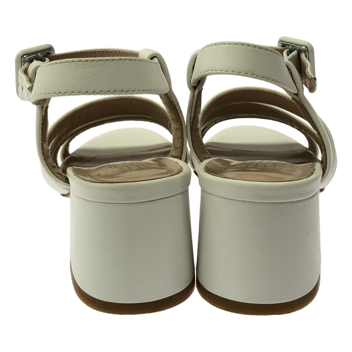 MARYAM NASSIR ZADEH | Leather Strap Heel Sandals | Size 35 | Women's