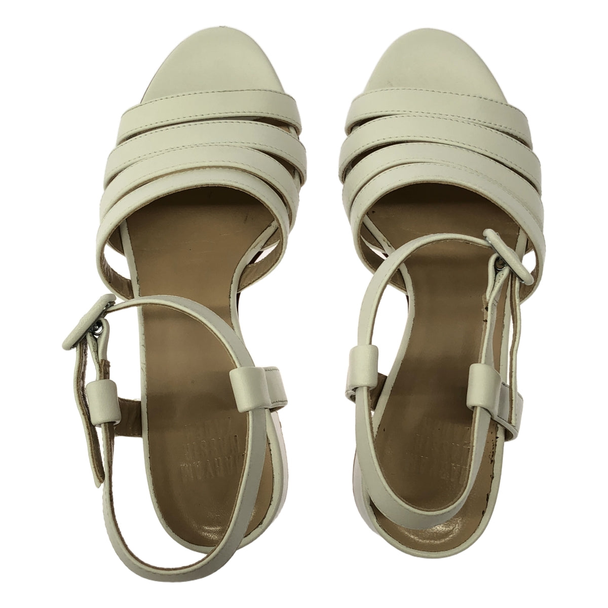 MARYAM NASSIR ZADEH | Leather Strap Heel Sandals | Size 35 | Women's