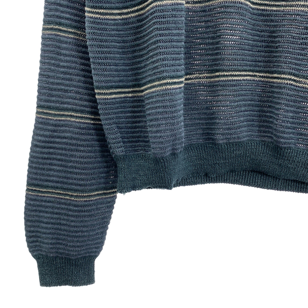 Vainl Archive | 亞麻邊網眼針織衫 | L碼 | 男款