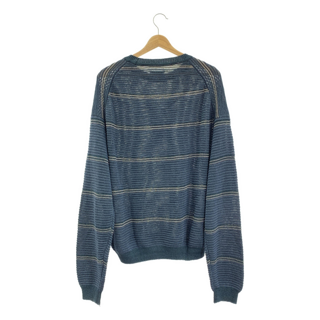 Vainl Archive | 亞麻邊網眼針織衫 | L碼 | 男款