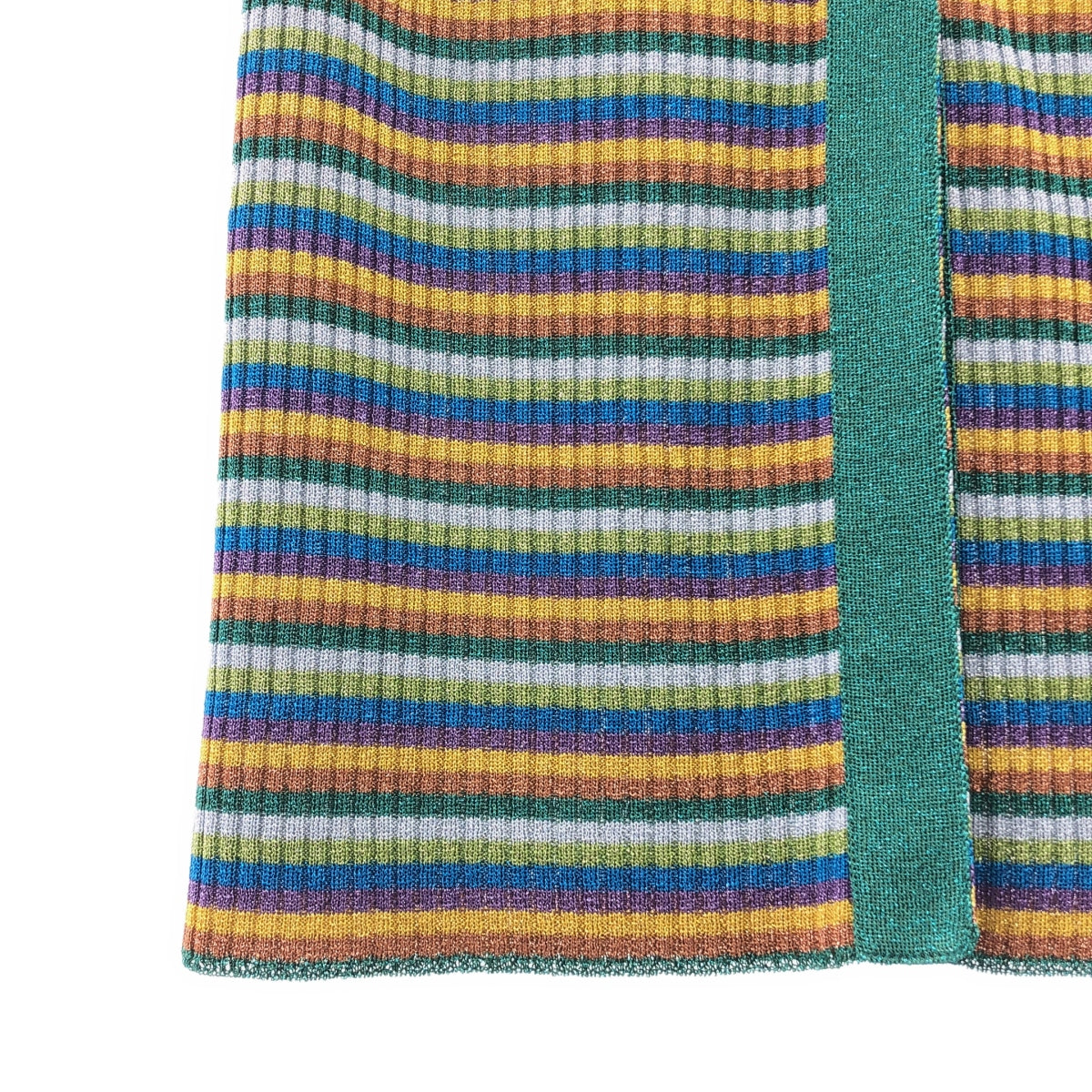 TAN / タン | LULEX MULTIBORDER KNITTED SKIRT ボーダー ニット スカート | F | レディース