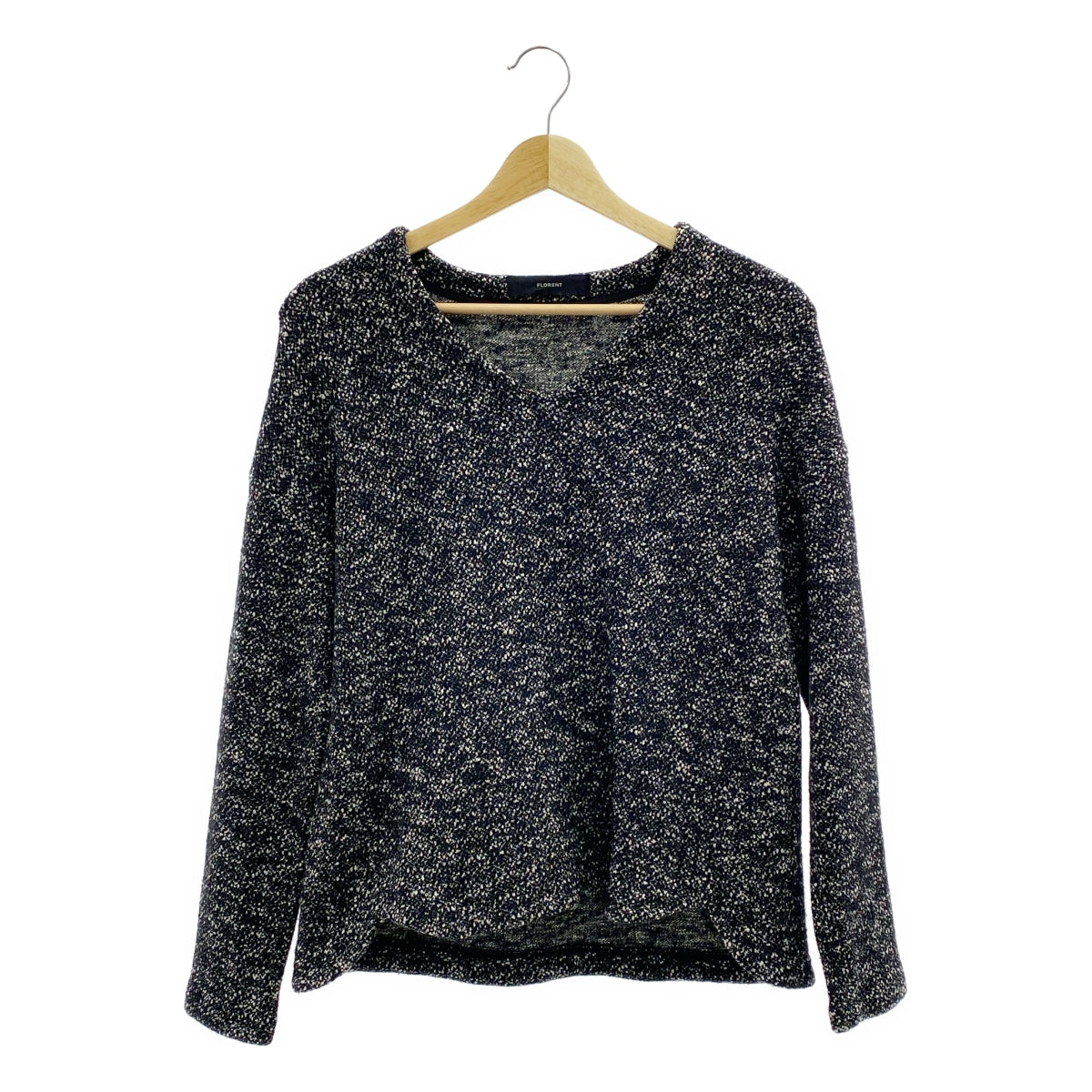 FLORENT | 混合羊毛針織毛衣 | 黑色/灰色 | 女款