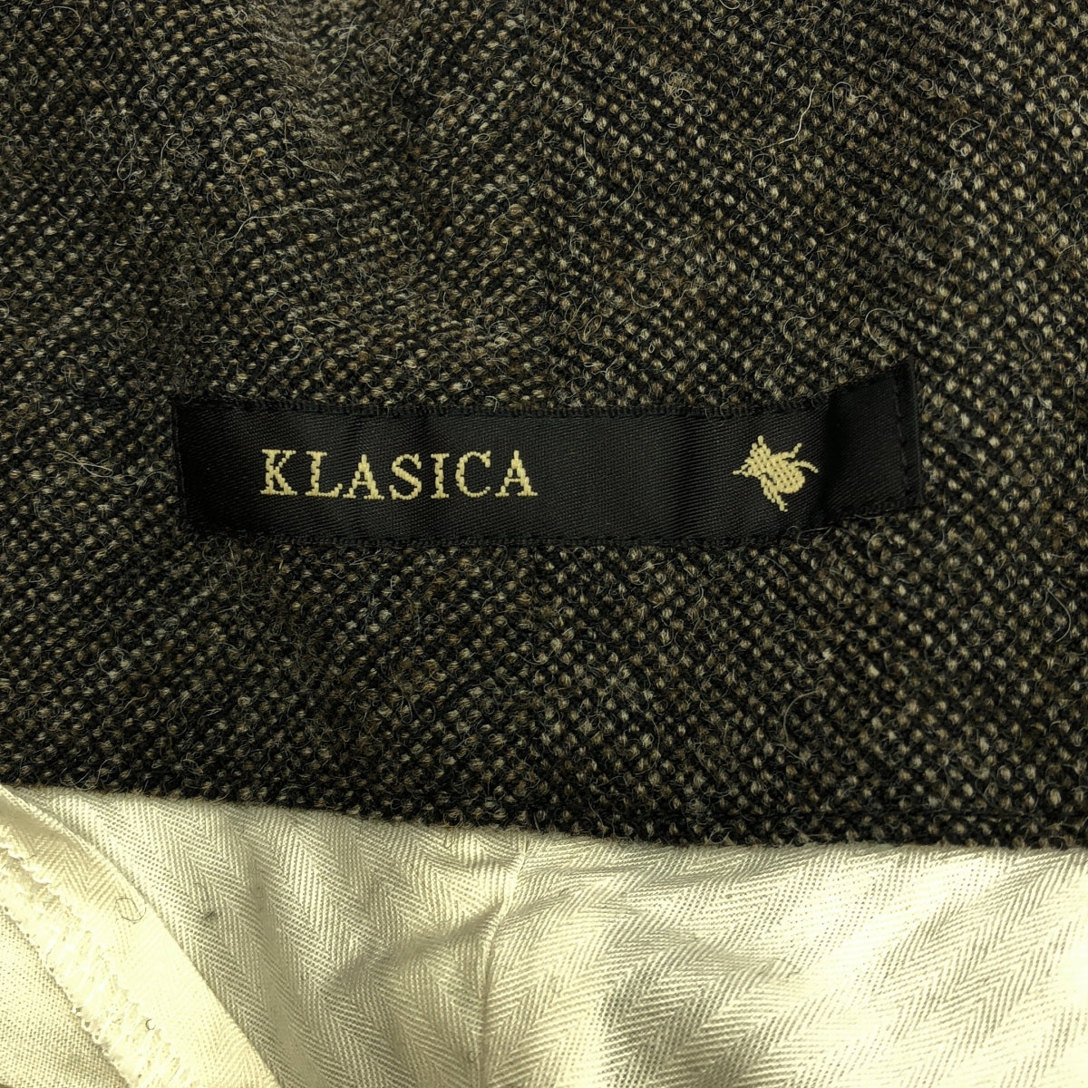 KLASICA / 클래시카 | BARREL-TWEED SUSPENDER TROUSERS 멜빵 팬츠 | 3 | 남성