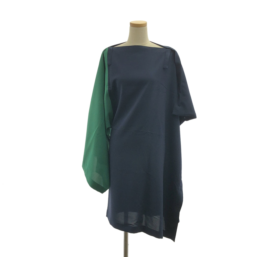 132 5. ISSEY MIYAKE / 1325.イッセイミヤケ | 2022SS | SWITCHING COLOR スイッチング カラー ドレス ワンピース | 3 |