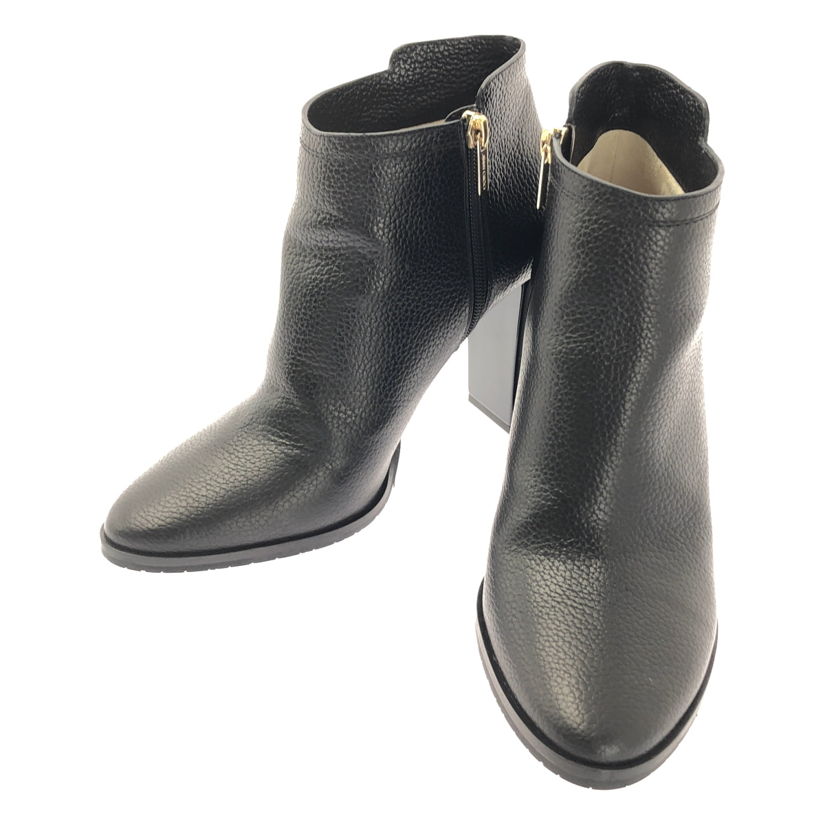 JIMMY CHOO | 皮革側拉鍊短靴 | 尺寸 41 | 女款