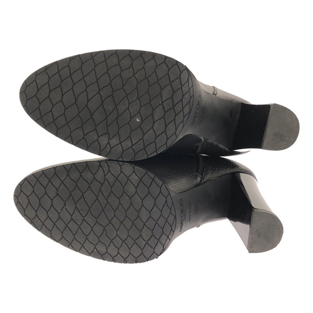 JIMMY CHOO / 지미추 | 가죽 사이드 Zip 짧은 부츠 | 41 | 여성
