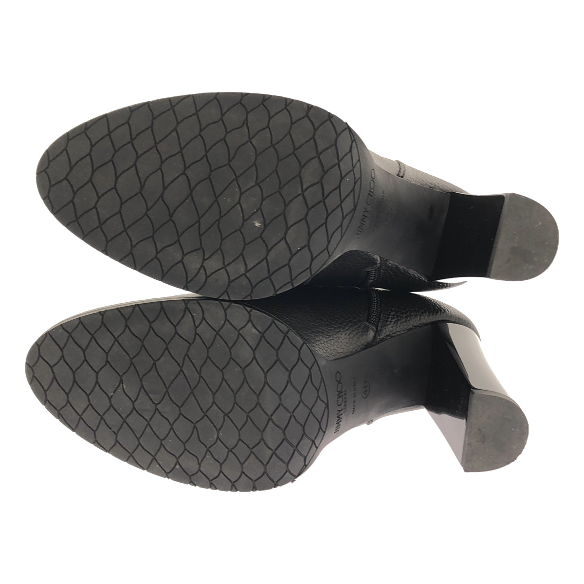 JIMMY CHOO | 皮革側拉鍊短靴 | 尺寸 41 | 女款