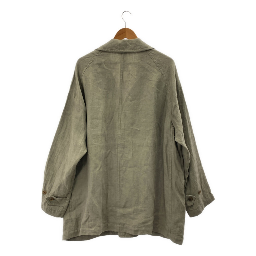 CONCETTO / 콘체트 | F-2 JACKET 린넨 재킷 하프 코트 | L | 남성