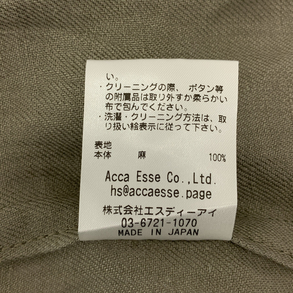 CONCETTO / 콘체트 | F-2 JACKET 린넨 재킷 하프 코트 | L | 남성