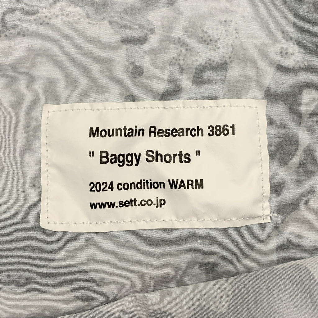 Mountain Research / 마운틴 리서치 | Baggy Shorts / 총 무늬 버기 반바지 반바지 | L | 남성
