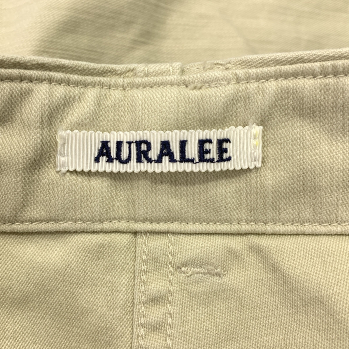 AURALEE / 오라리 | 2025AW | WASHED BAGGY SATIN BLEACHED BAKER PANTS 워시드 버기 블리치 베이커 팬츠 | 3 | 맨즈