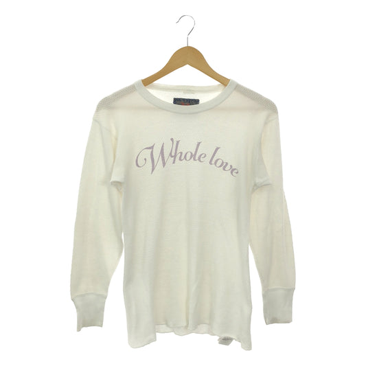 RHVINTAGE / Ron Herman Vintage | Whole love print thermal long sleeve top | White | Women's