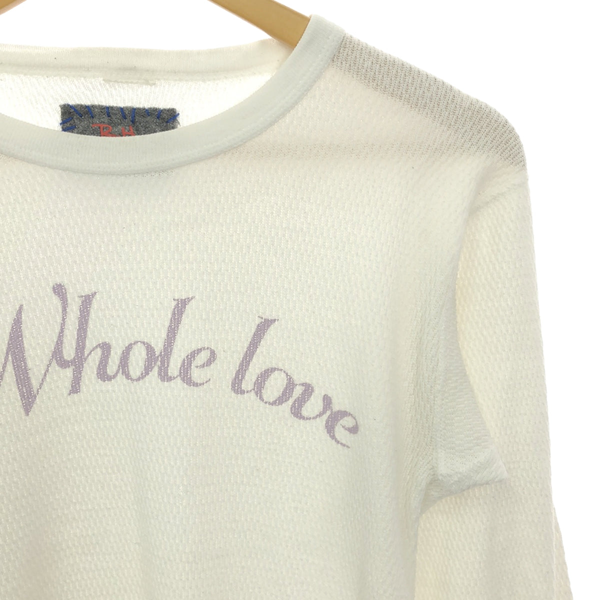 RHVINTAGE / Ron Herman Vintage | Whole love print thermal long sleeve top | White | Women's