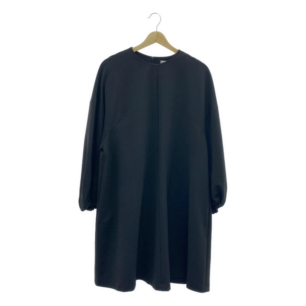 【美品】  ADORE / アドーア | ストレッチツイル ポケット付き ドレス ワンピース | 38 | ブラック | レディース