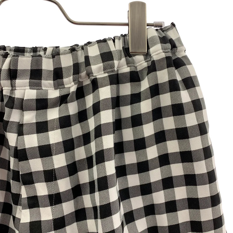 BLACK COMME des GARCONS / ブラックコムデギャルソン | 2024SS | ギンガムチェック ワイドサルエルパンツ | L | メンズ