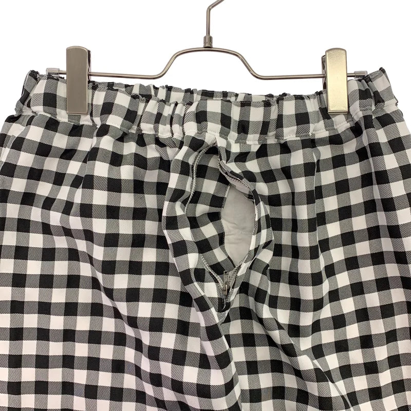 BLACK COMME des GARCONS / ブラックコムデギャルソン | 2024SS | ギンガムチェック ワイドサルエルパンツ | L | メンズ