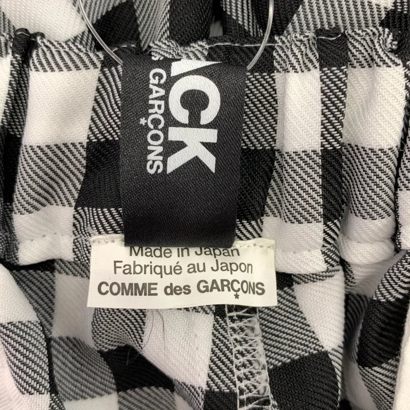 BLACK COMME des GARCONS / ブラックコムデギャルソン | 2024SS | ギンガムチェック ワイドサルエルパンツ | L | メンズ
