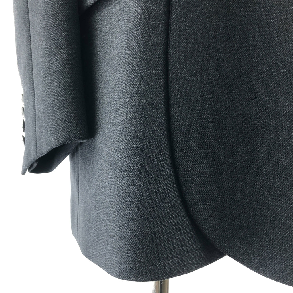 【美品】  TOGA / トーガ | Puff shoulder jacket / パフショルダージャケット / ロゴ総裏地 | 36 | gray | レディース