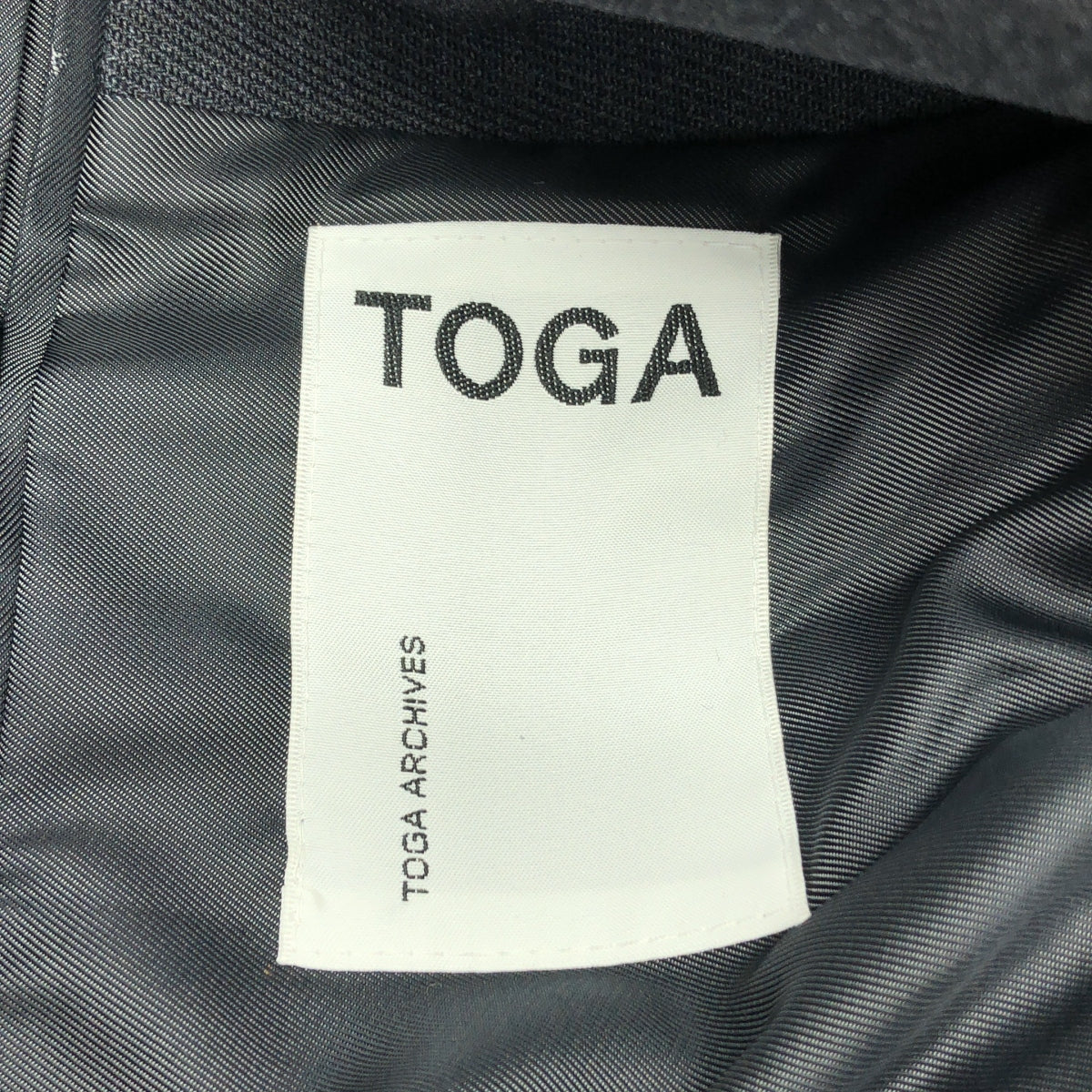 【美品】  TOGA / トーガ | Puff shoulder jacket / パフショルダージャケット / ロゴ総裏地 | 36 | gray | レディース