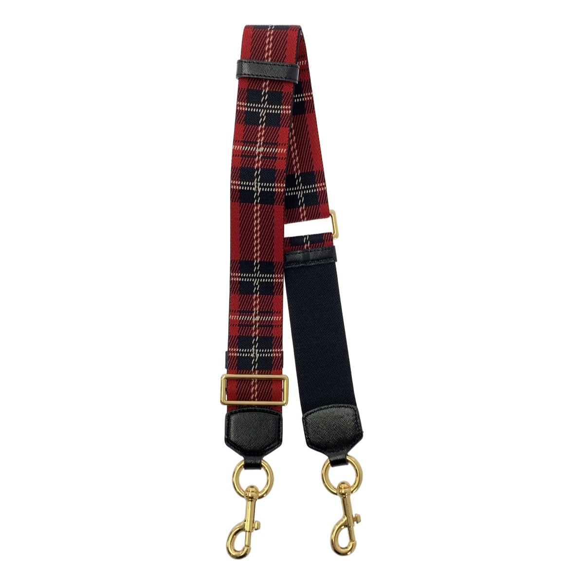 MARC JACOBS / 마크 제이콥스 | 캔버스 체크 무늬 웨빙 숄더백 스트랩 |