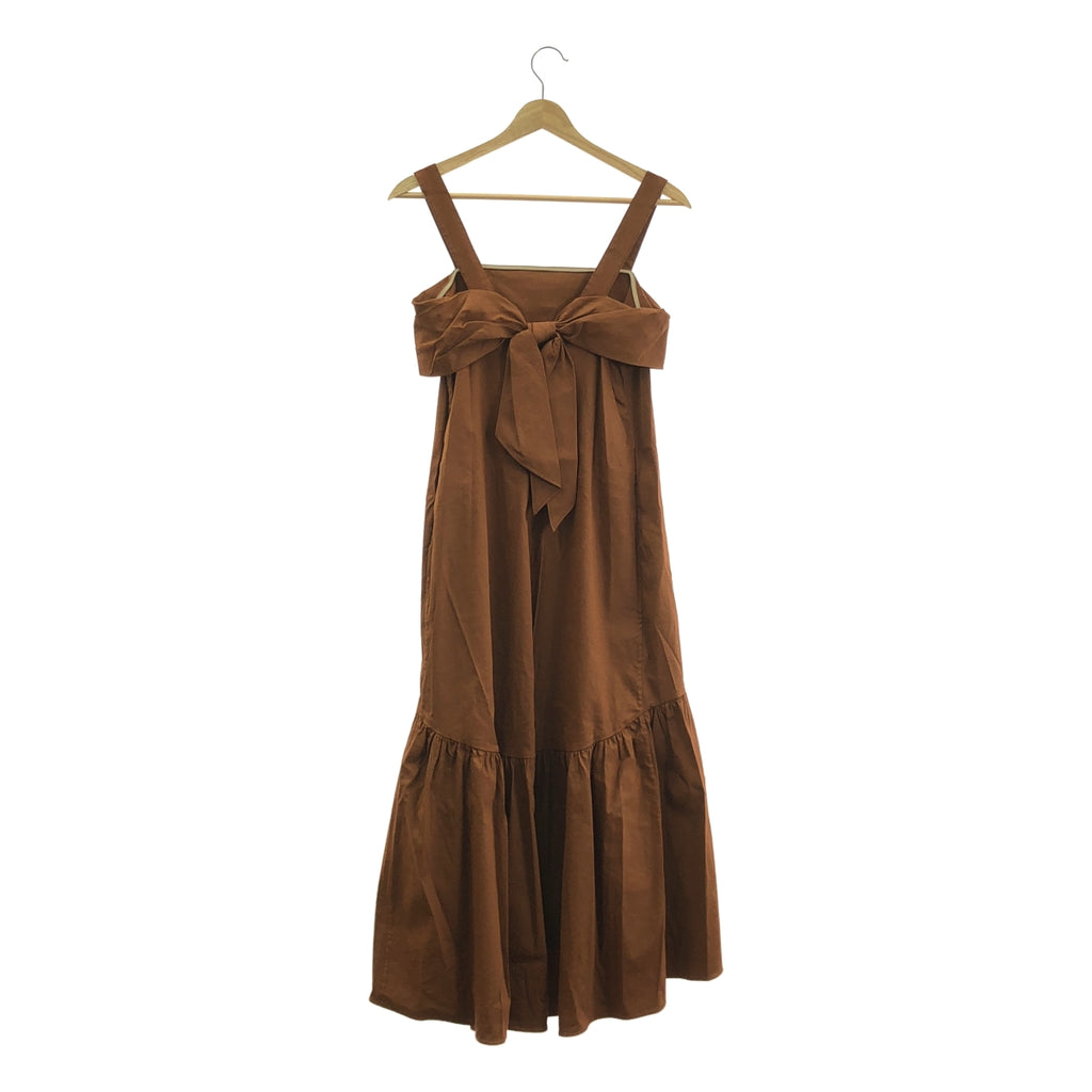 理論 | ECO CRUNCH WASH/TIE BK DR B 無袖連身裙 | S 碼 | 女裝