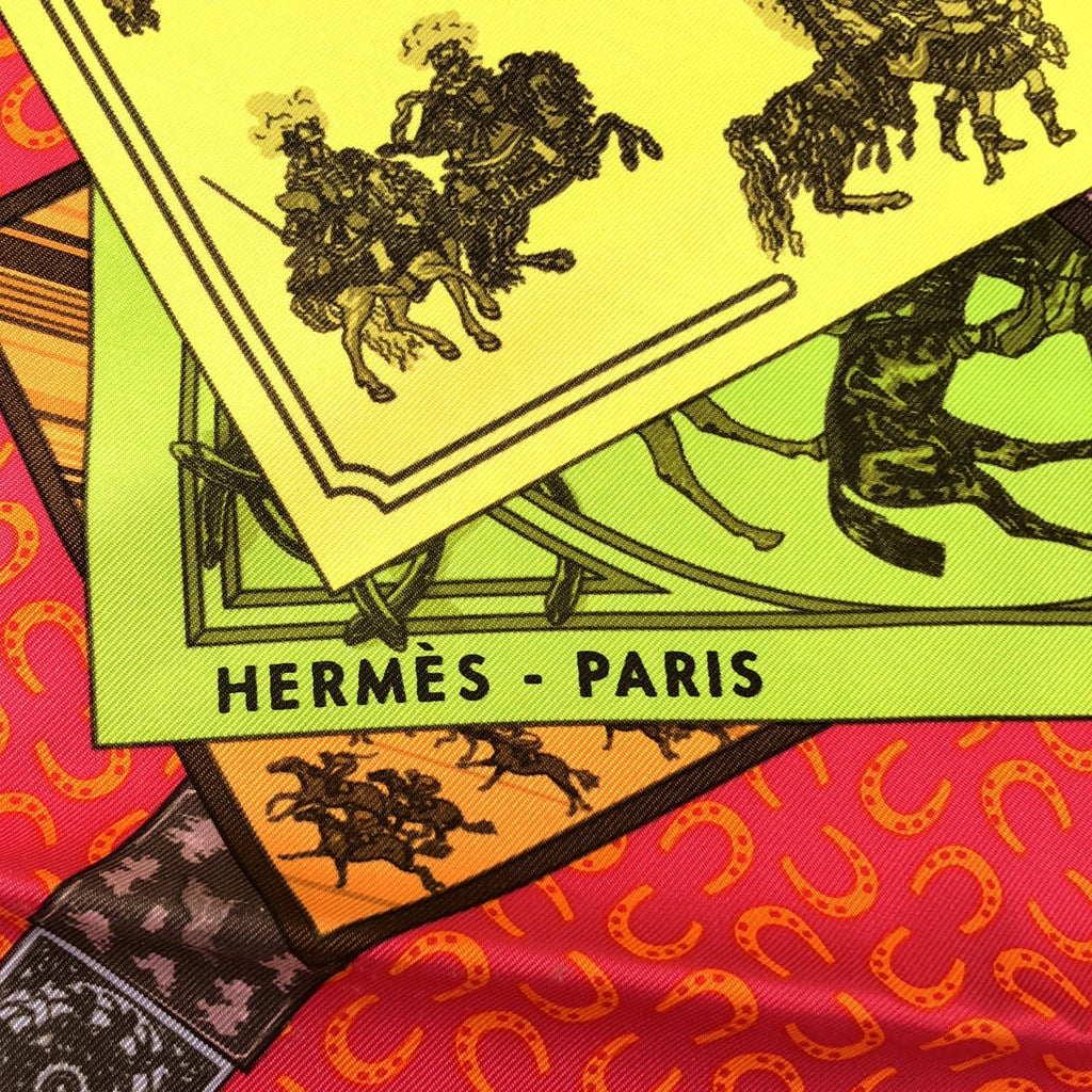 【美品】  HERMES / エルメス | カレ90 CHEVAL SUR MON CARRE カレの馬に乗って スカーフ ストール | マルチカラー