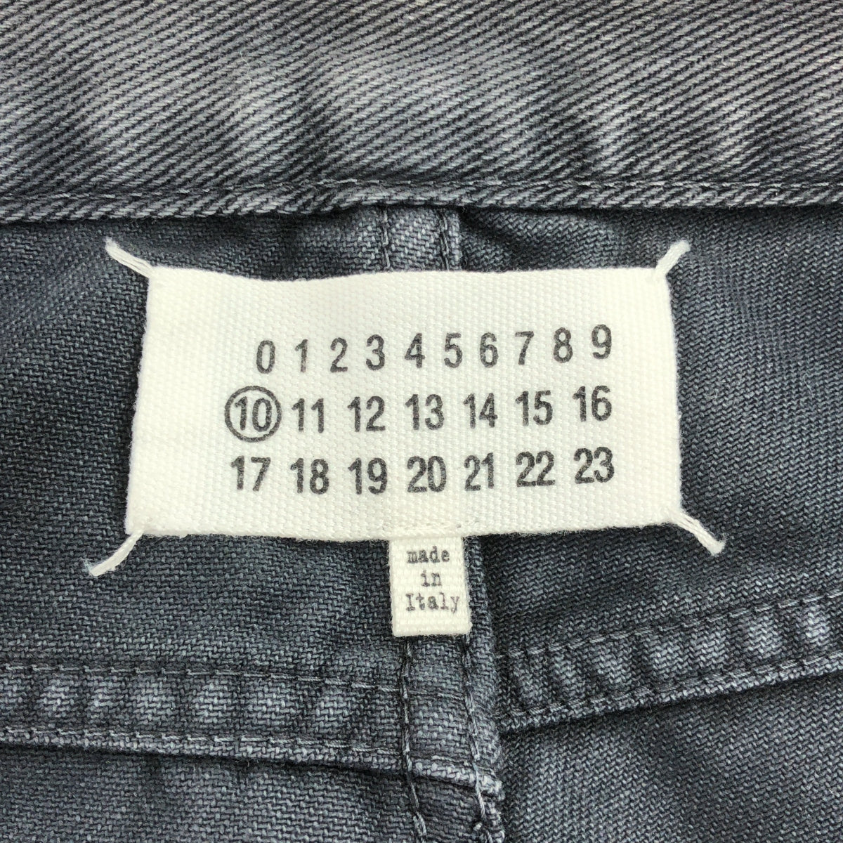 Maison Martin Margiela / メゾンマルタンマルジェラ | 2013AW | ガーメントダイ ブラック デニムパンツ | 50 | メンズ