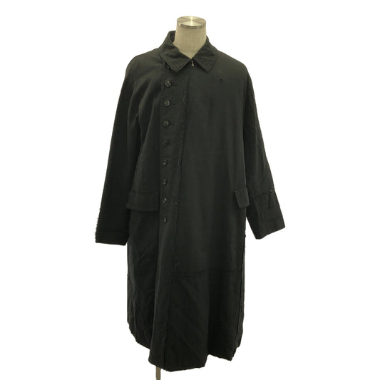 KLASICA | Linen wool oversized coat | Size 3 | Black | Men's