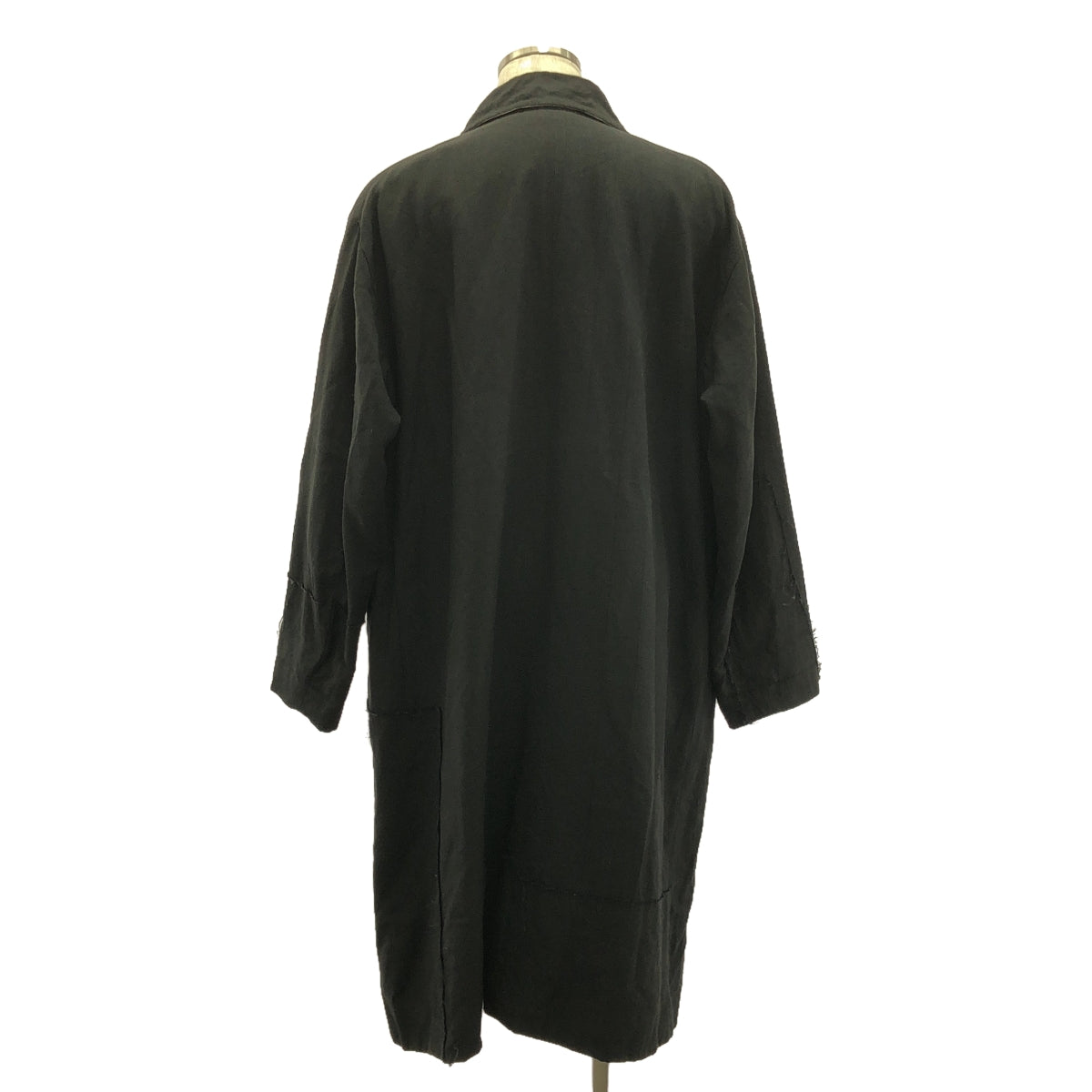 KLASICA | Linen wool oversized coat | Size 3 | Black | Men's