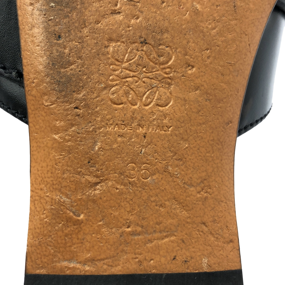 LOEWE | GATE 平底穆勒涼鞋 | 36 碼 | 黑色 | 女款