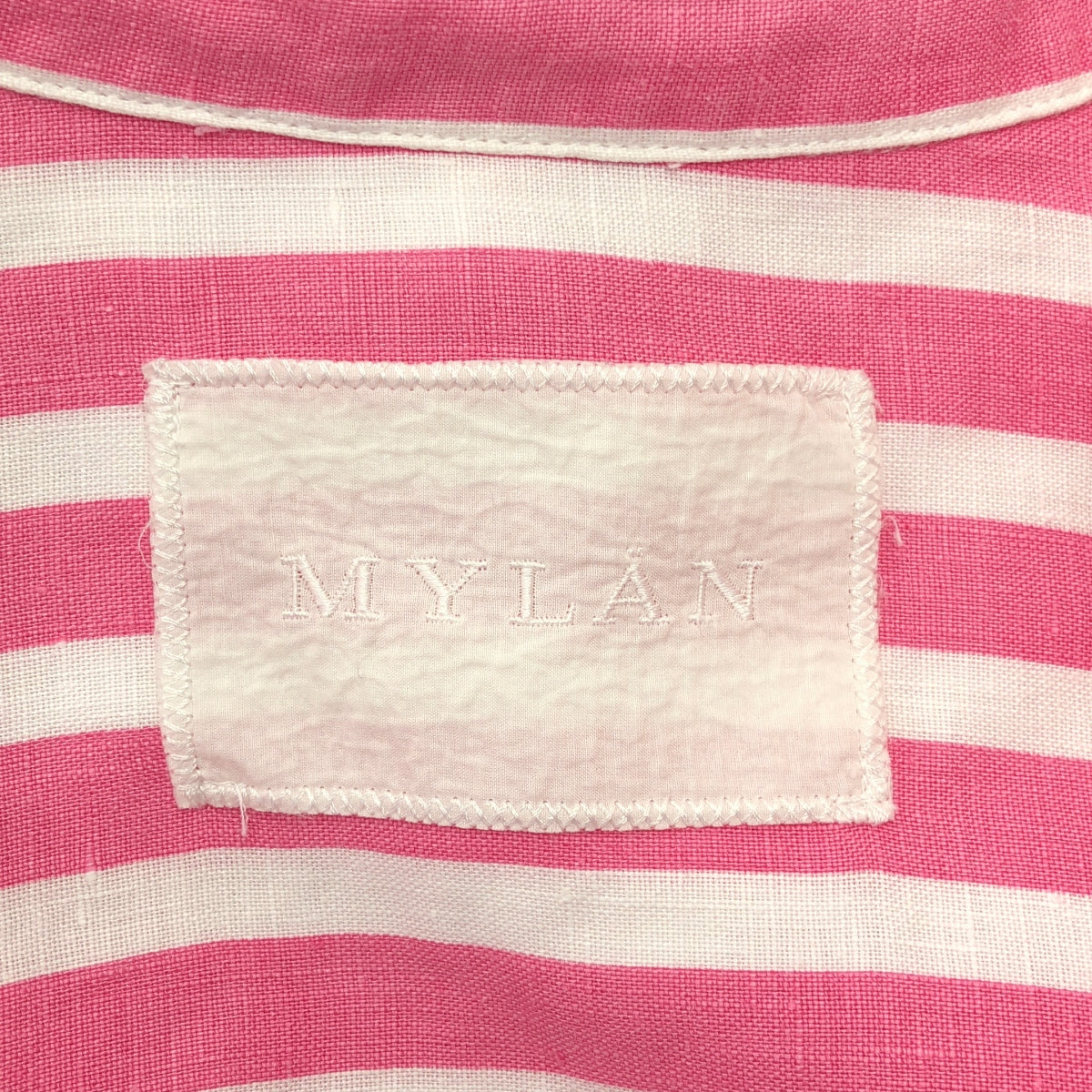 MYLAN / 마일란 | Stripe Shirt Dress / 스트라이프 롱 셔츠 원피스 | F |