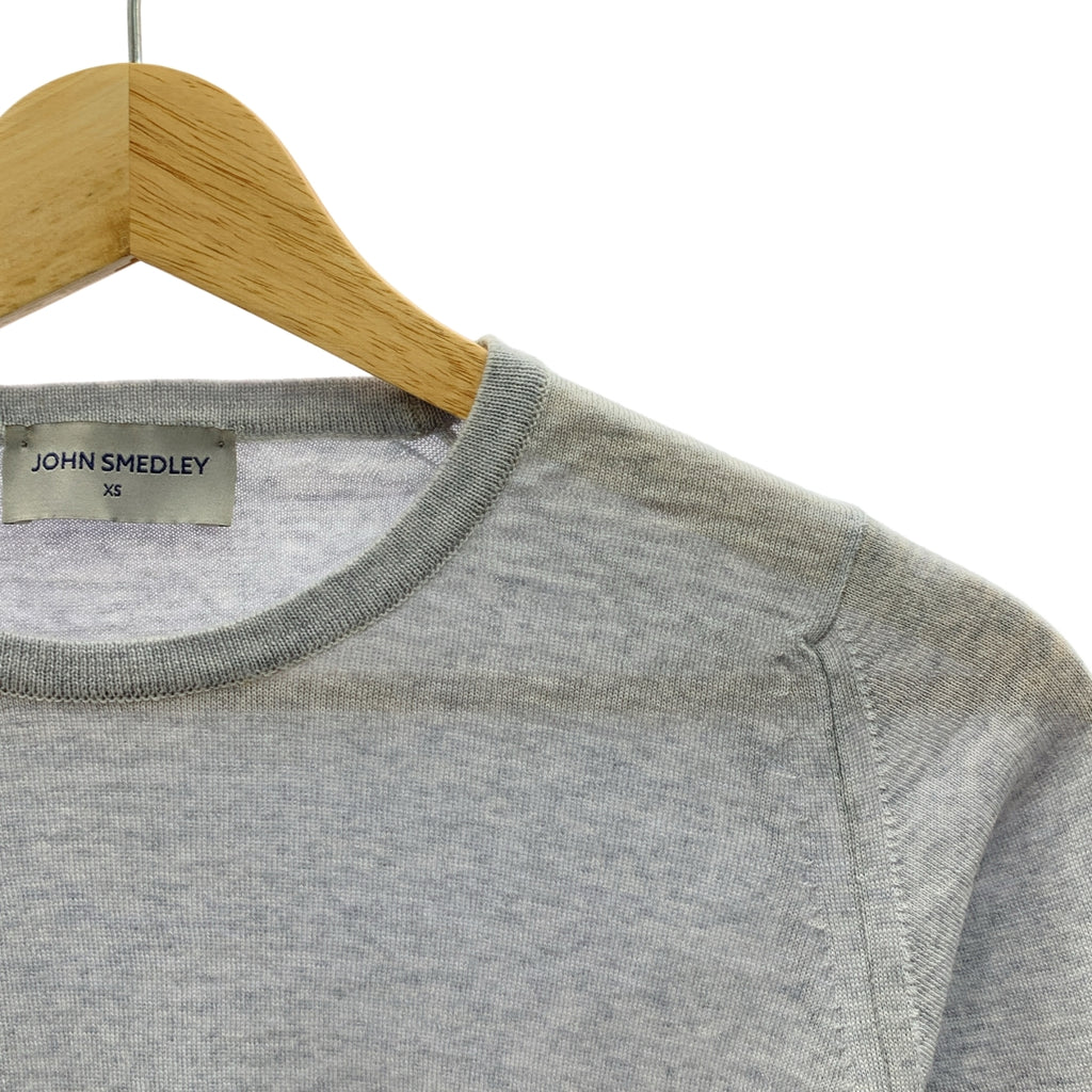 JOHN SMEDLEY / 존스 메들리 | 메리노 울 풀오버 니트 | XS | 그레이 | 남성