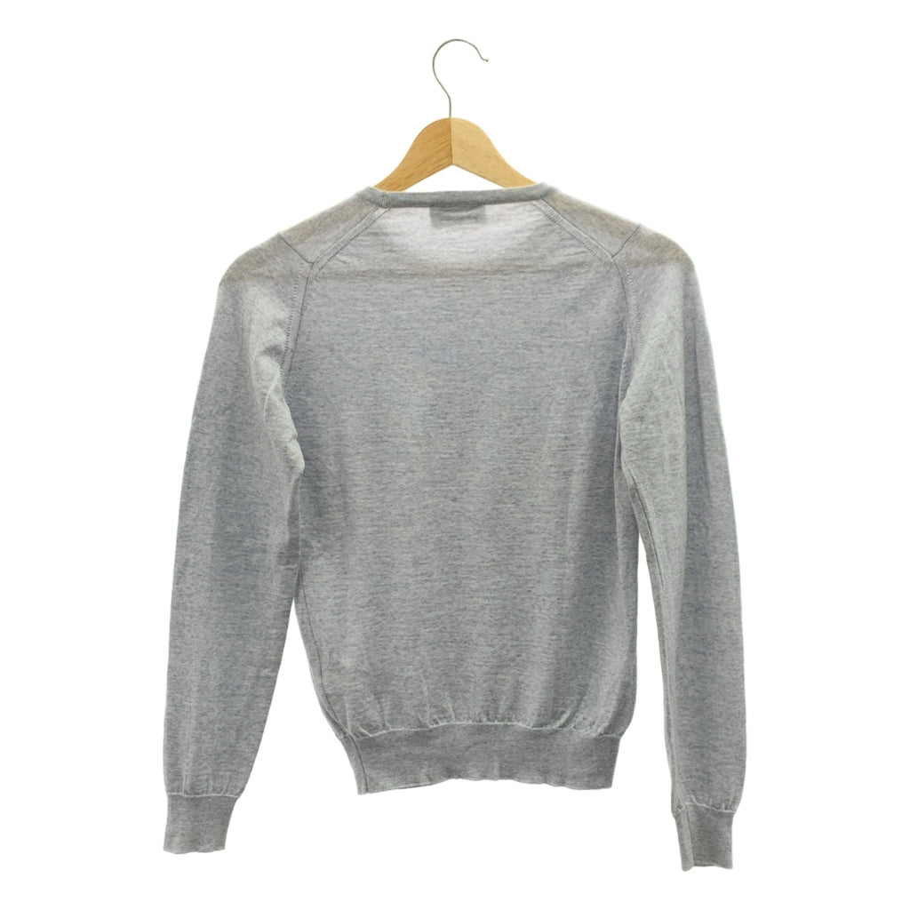 JOHN SMEDLEY / 존스 메들리 | 메리노 울 풀오버 니트 | XS | 그레이 | 남성