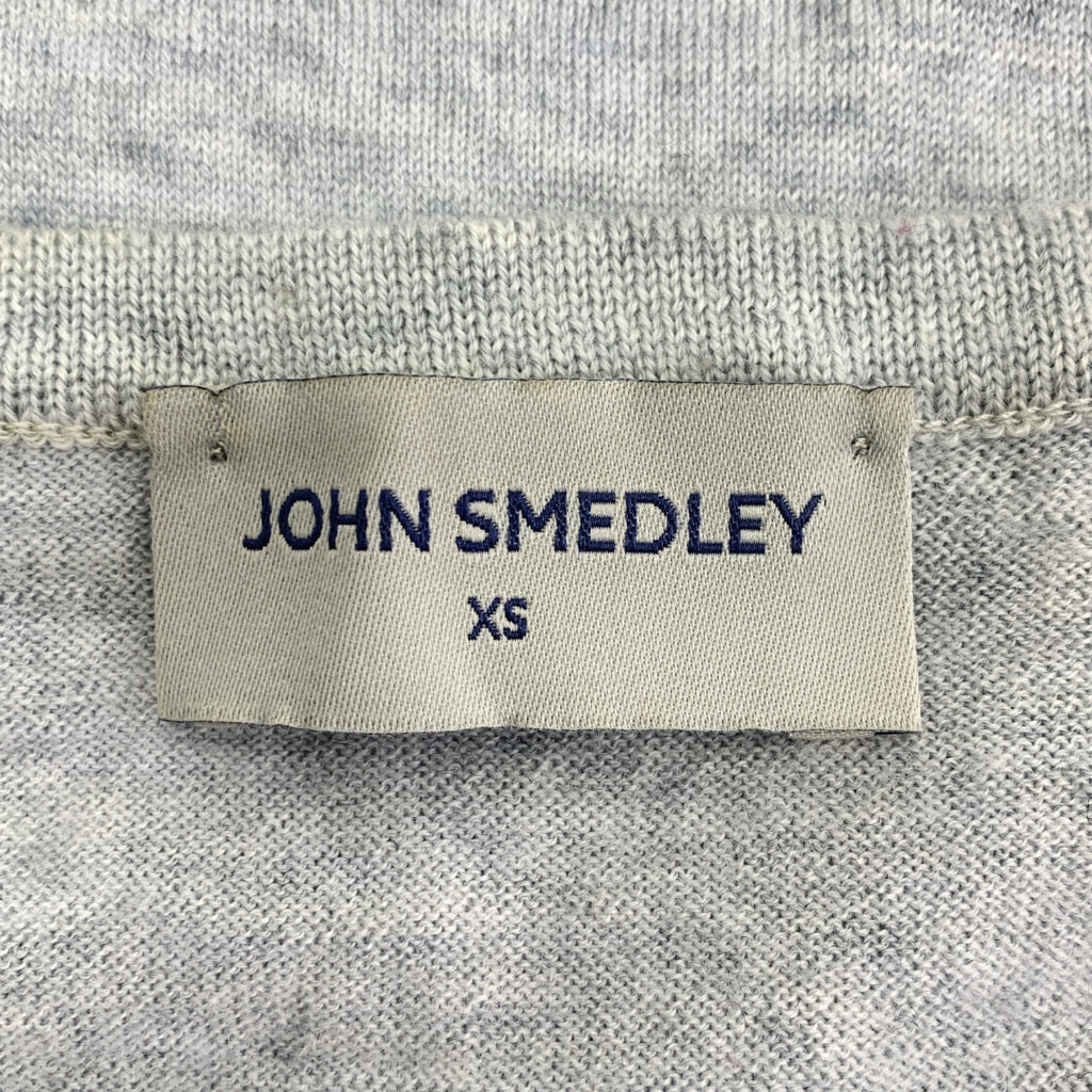JOHN SMEDLEY / 존스 메들리 | 메리노 울 풀오버 니트 | XS | 그레이 | 남성