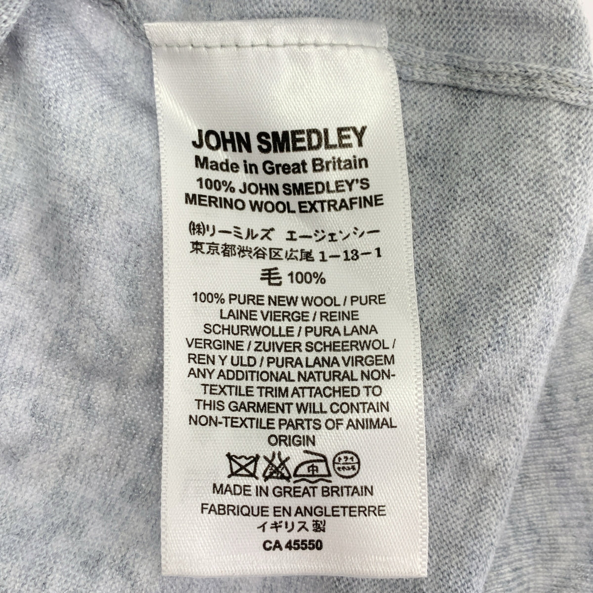 JOHN SMEDLEY / 존스 메들리 | 메리노 울 풀오버 니트 | XS | 그레이 | 남성