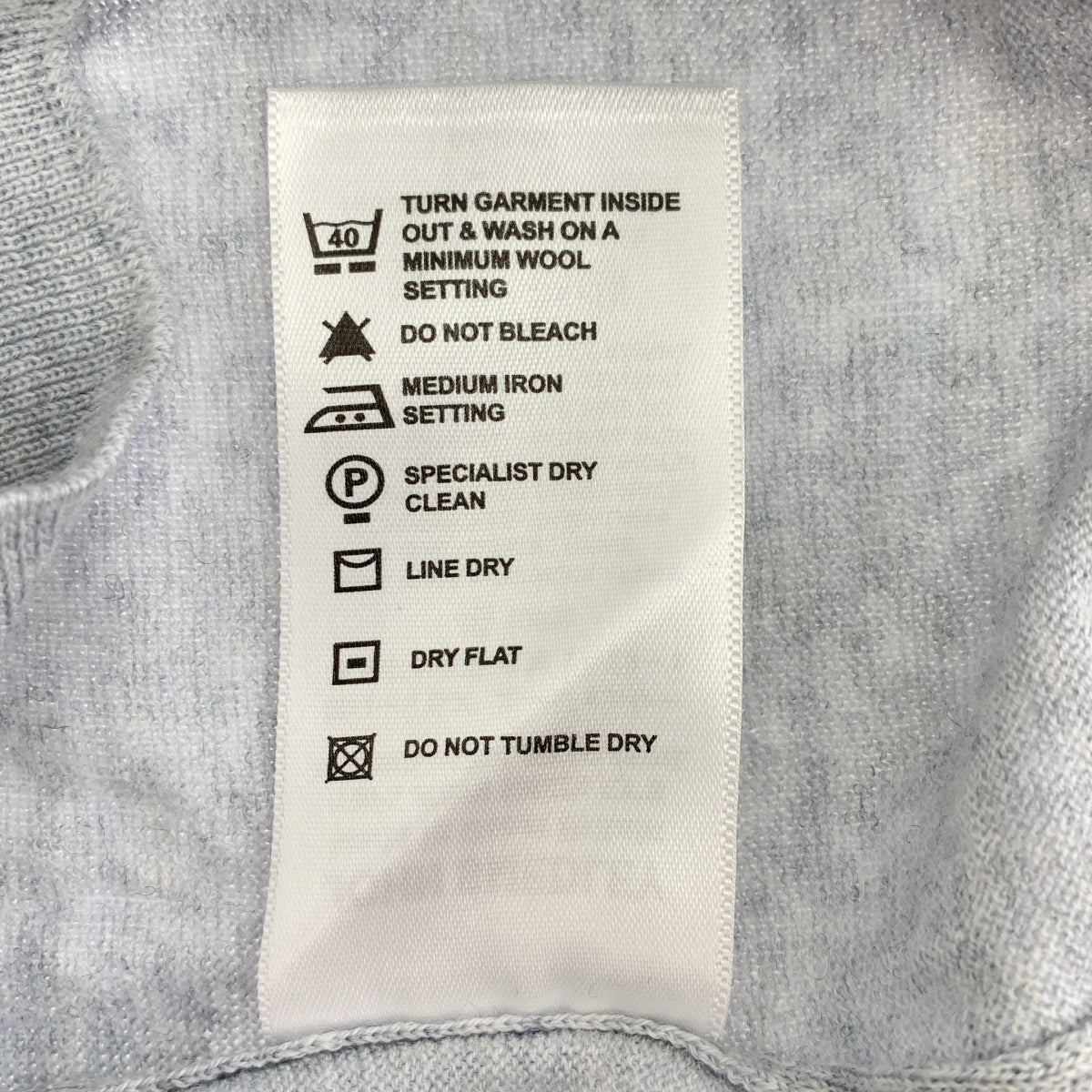 JOHN SMEDLEY / 존스 메들리 | 메리노 울 풀오버 니트 | XS | 그레이 | 남성