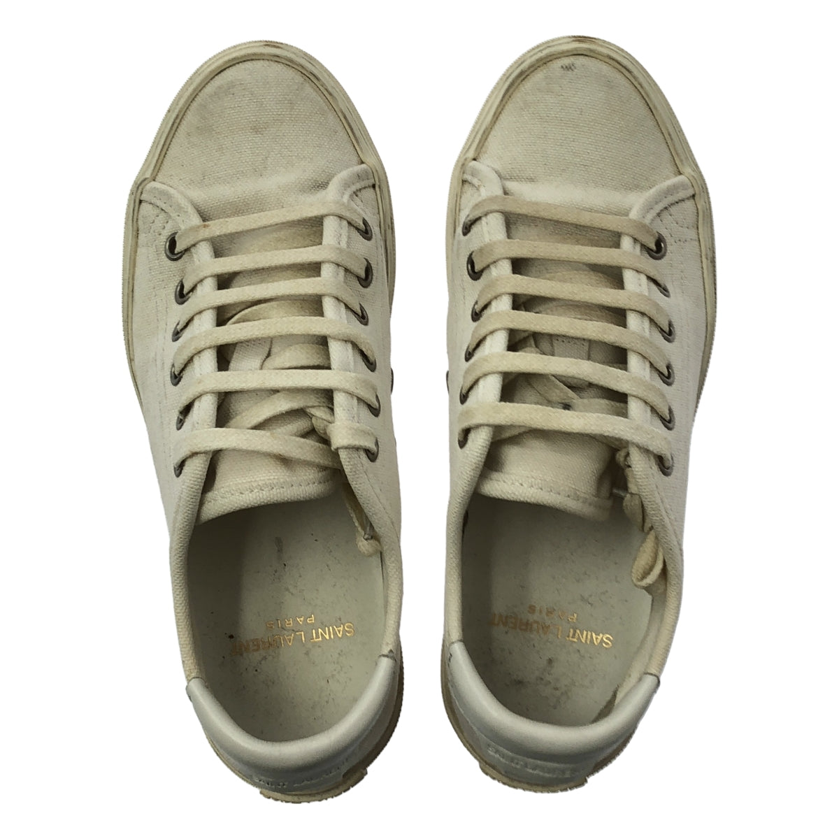 SAINT LAURENT PARIS | MALIBU 低筒運動鞋 | 尺寸 35 | 白色 | 女款