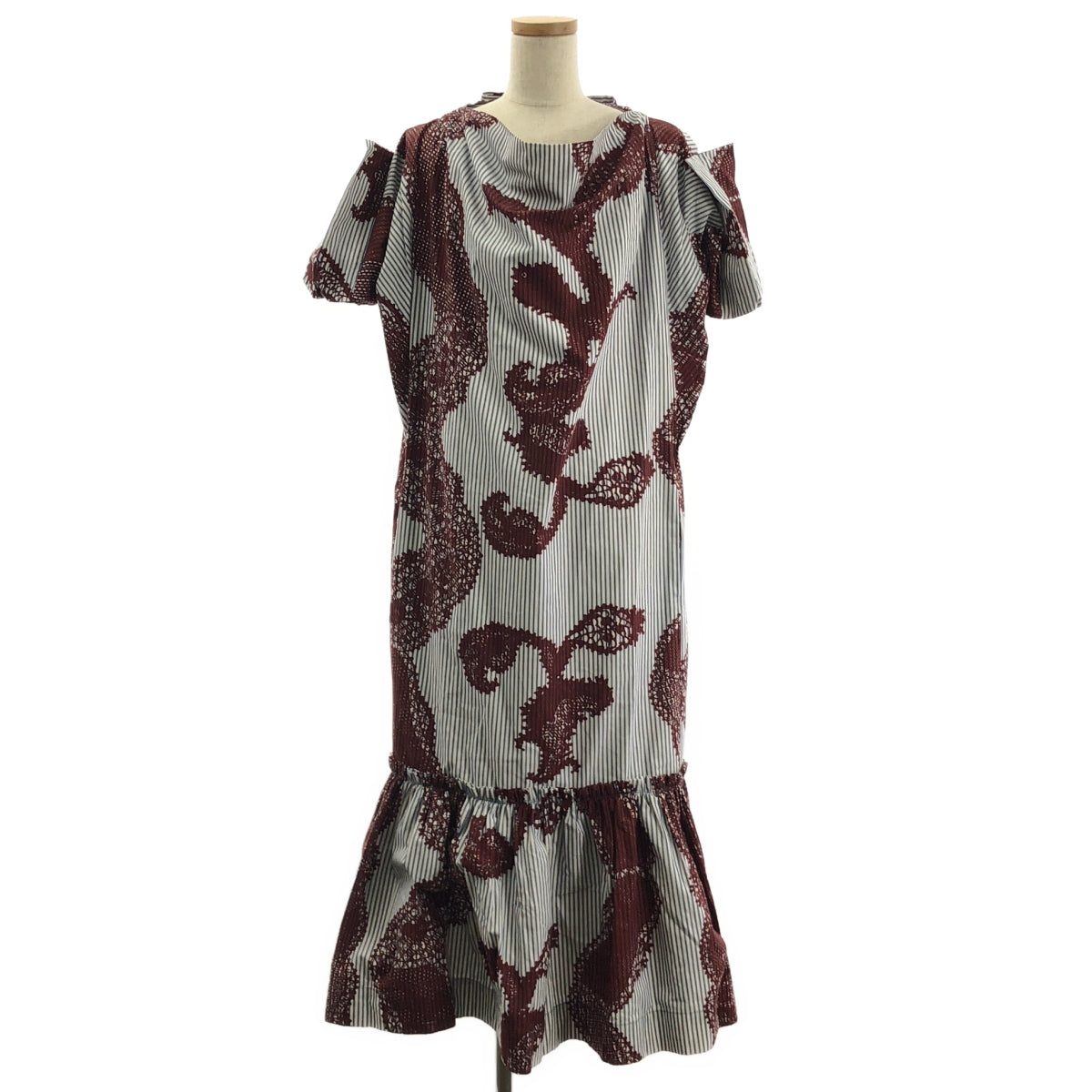 VIVIENNE WESTWOOD RED LABEL | 印花棉質條紋洋裝 | 00 碼 | 女款
