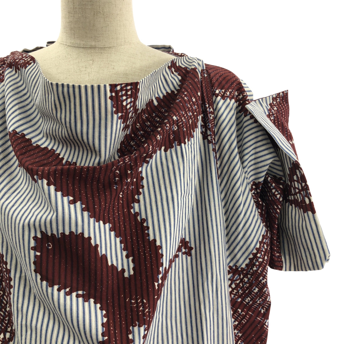 VIVIENNE WESTWOOD RED LABEL | 印花棉質條紋洋裝 | 00 碼 | 女款