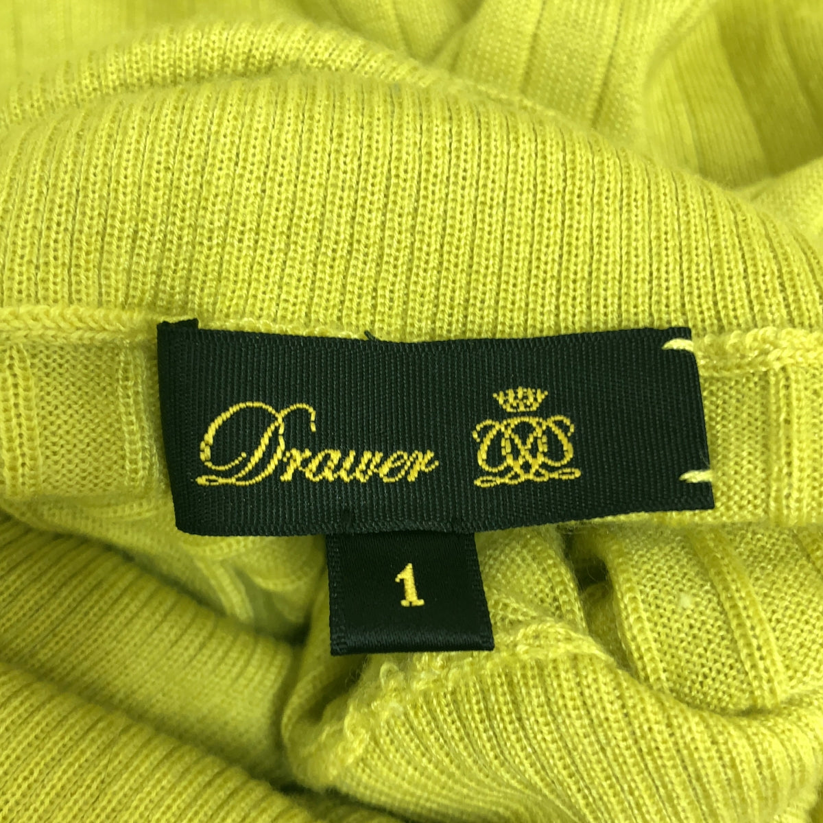 Drawer / ドゥロワー | 18G カシミヤ シルク リブタートルネックニット | 1 | レディース