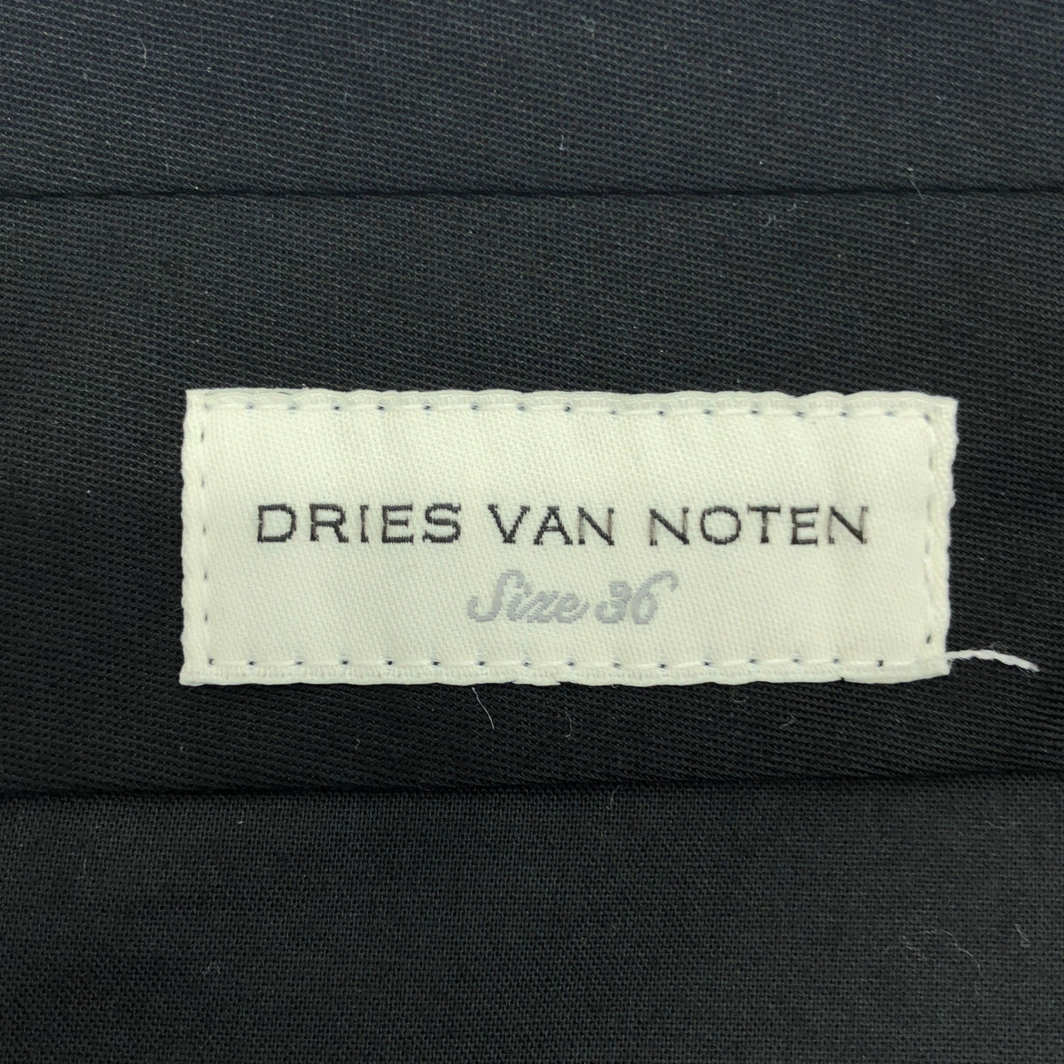 [狀態良好] DRIES VAN NOTEN | 千鳥格紋褶皺羊毛寬褲 | 36碼 | 黑色/灰色/米色 | 女款