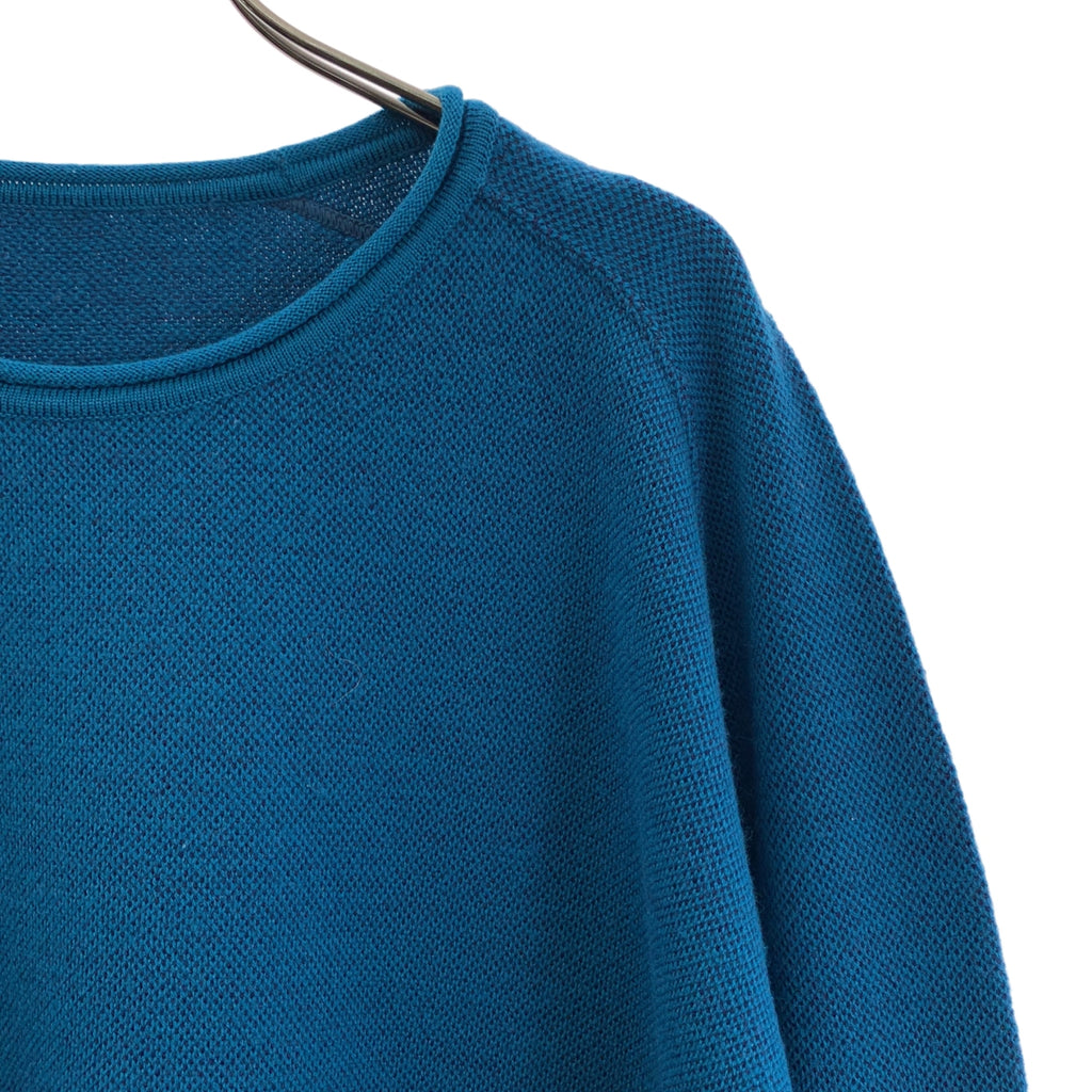 DA'S / ダズ | ウール ドローイング エンブロイダリー クルーネックニット | F | メンズ