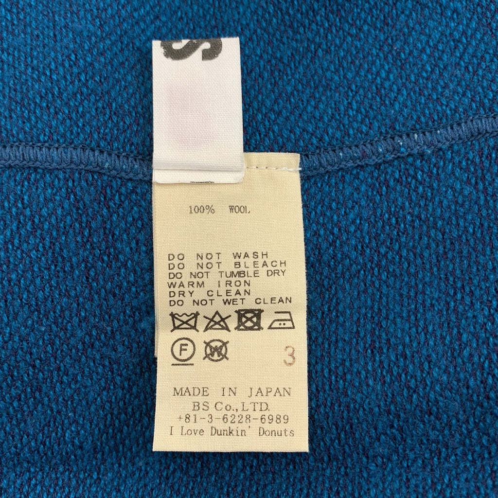 DA'S / ダズ | ウール ドローイング エンブロイダリー クルーネックニット | F | メンズ