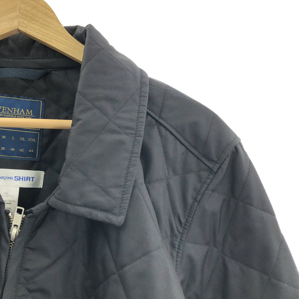 COMME des GARÇONS 襯衫 | | x LAVENHAM 不對稱絎縫夾克 | S 號 |男士