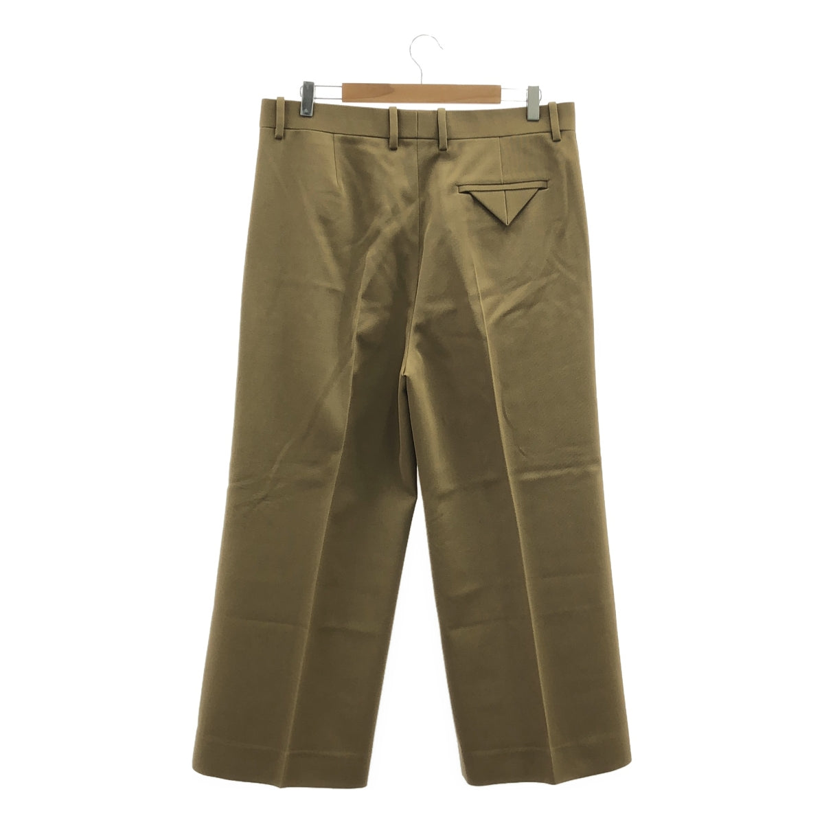 BOTTEGA VENETA / ボッテガヴェネタ | ウール タック ワイド パンツ | 44 |