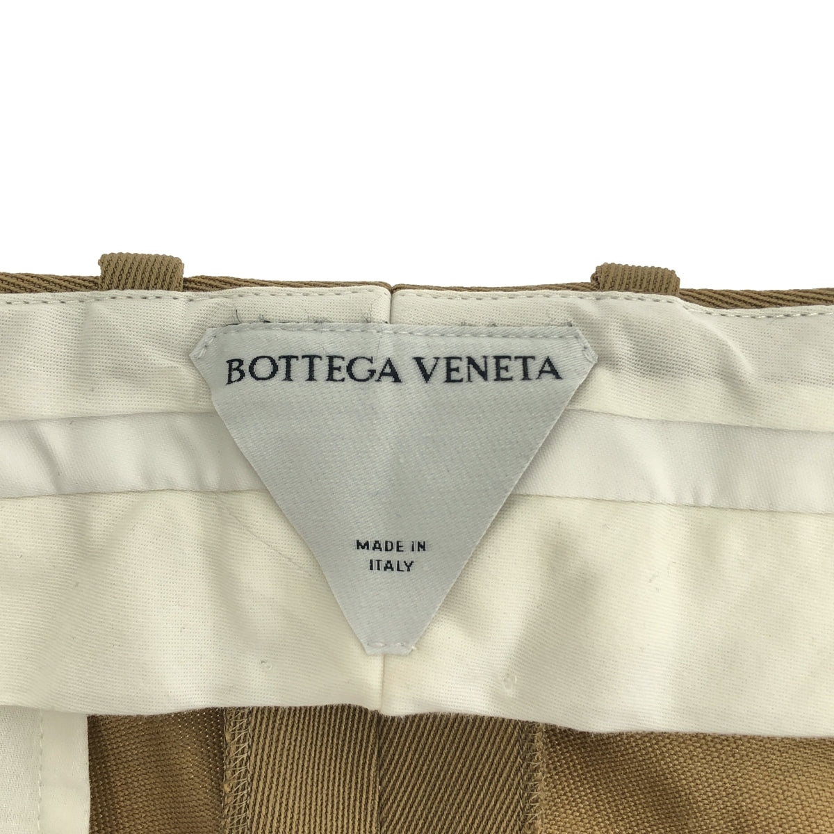 BOTTEGA VENETA / ボッテガヴェネタ | ウール タック ワイド パンツ | 44 |