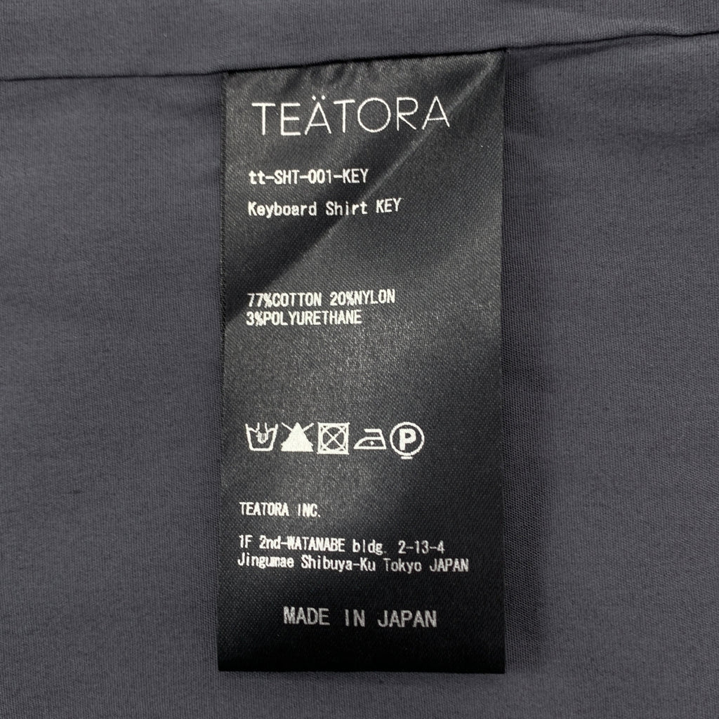 TEATORA / 테아트라 | Keybord Shirt KEY / 플라이 프론트 스트레치 오버 셔츠 | 5 | 남성