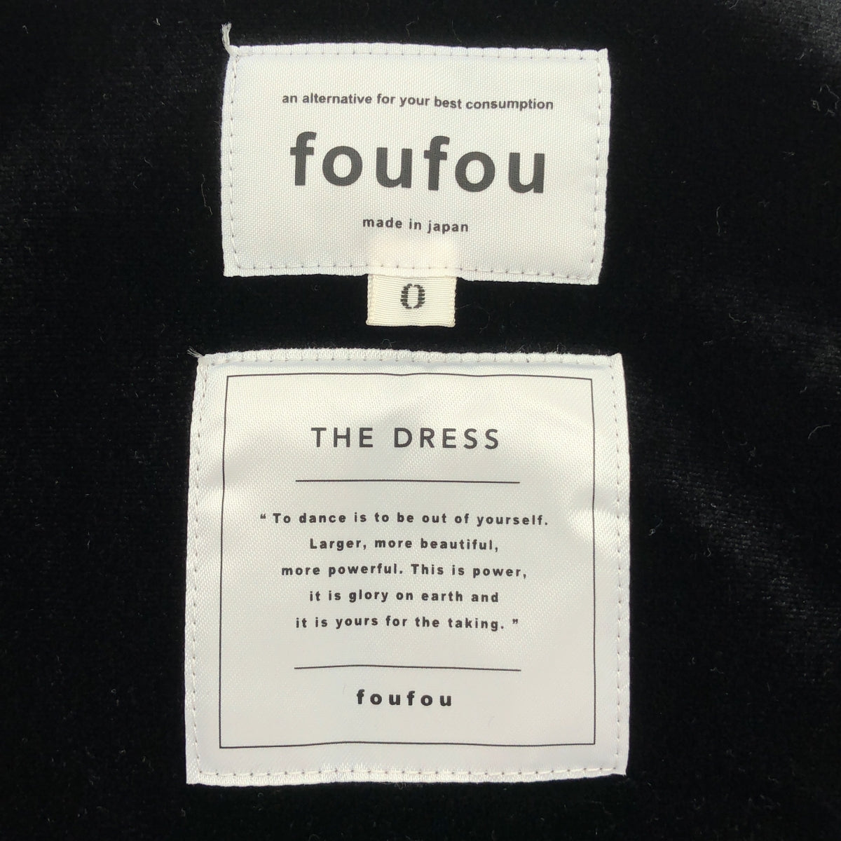 foufou / foufou | 無袖天鵝絨洋裝 | 0 |